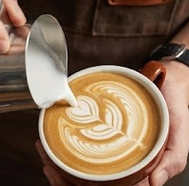 Finished Latte Art Coffee